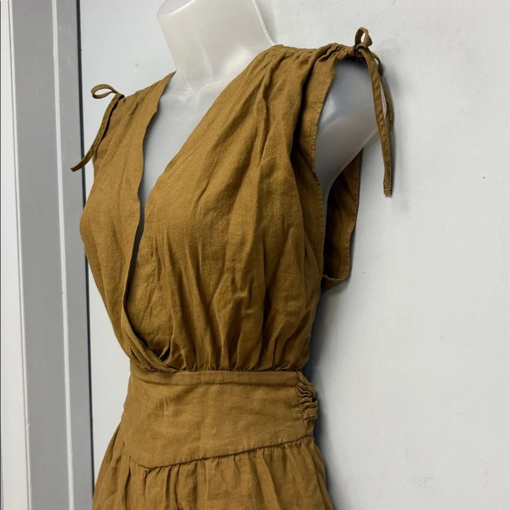 Zara Linen Blend Romper – Size XS